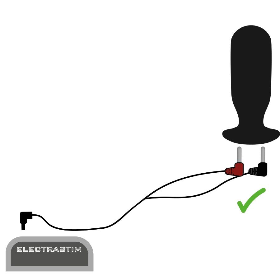 ELECTRASTIM - 90-GRAD-STIMULATORKABEL hochwertiges Sextoy bei Secret Pulse