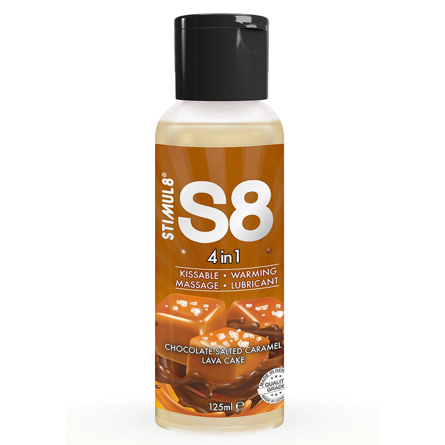 STIMUL8 - S8 4 IN 1 SCHOKOLADE UND GESALZENES KARAMELL-DESSERT-SCHMIERMITTEL 125 ML Gleitgel diskret online kaufen