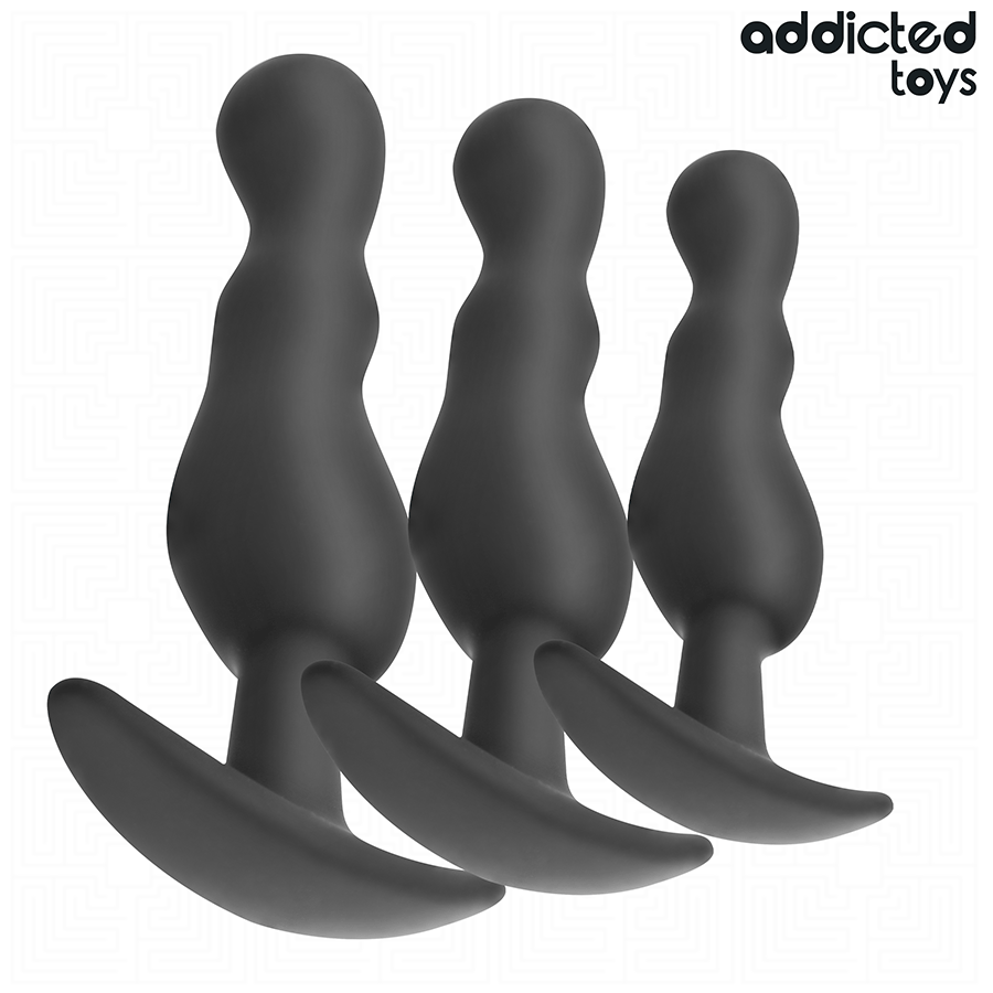 ADDICTED TOYS - 3ER-SET ANALPLUG MODELL 1 Detailansicht bei Secret Pulse