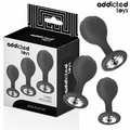 ADDICTED TOYS - 3ER-SET ANALPLUG MIT JUWEL Sextoy-Set Produktansicht