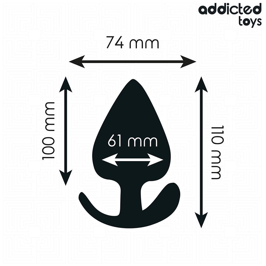 ADDICTED TOYS - ANALSTECKER GRÖSSE XXL 11 CM für sinnliche und diskrete Momente