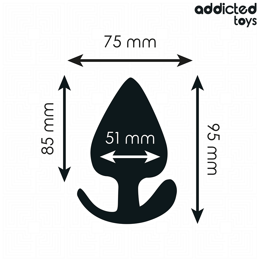 ADDICTED TOYS - ANALPLUG GRÖSSE XL 9.5 CM für sinnliche und diskrete Momente