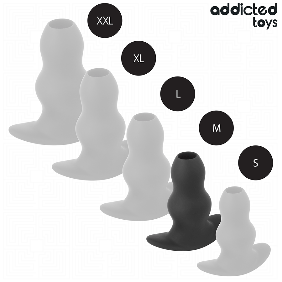 ADDICTED TOYS - HOHL ANAL PLUG GRÖSSE M 9,6 CM hochwertiges Intimtoy