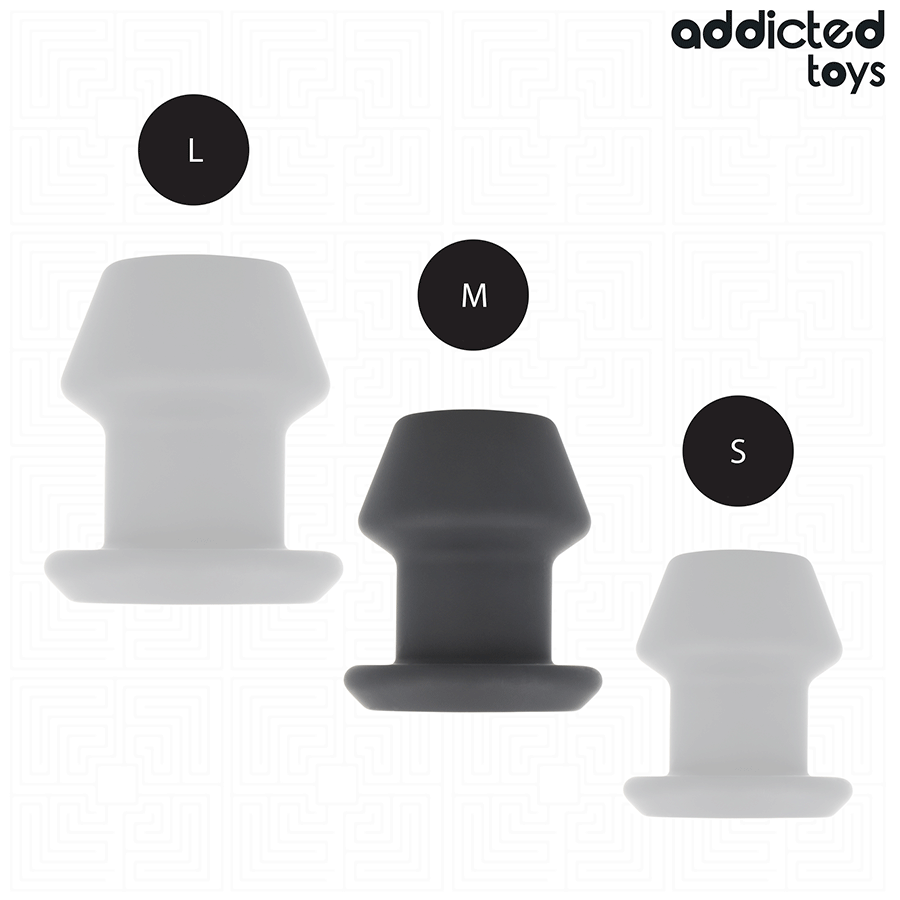 ADDICTED TOYS - EXTREM HOHL ANAL PLUG GRÖSSE M 8,7 CM hochwertiges Intimtoy