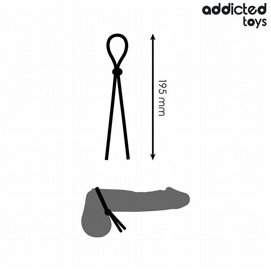 ADDICTED TOYS - SILIKONSEIL FÜR DEN EINZELSCHLEIFEN-PENIS – Erotik-Zubehör Bild 4