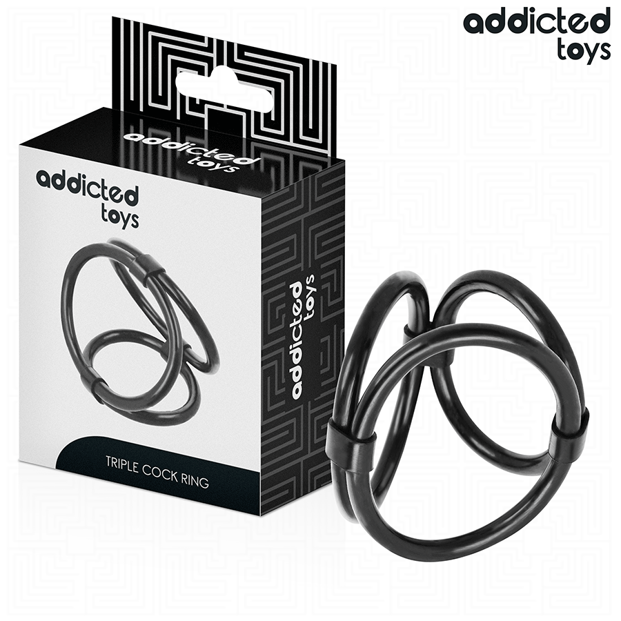 ADDICTED TOYS - DREIFACH-PENISRING Penisring diskret online kaufen