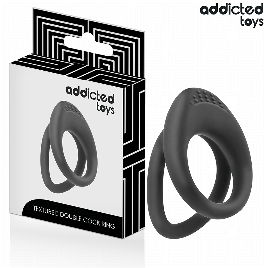 ADDICTED TOYS - DOPPELT STRUKTURIERTER PENISRING Penisring diskret online kaufen