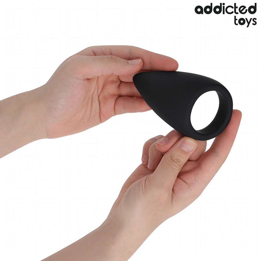 ADDICTED TOYS - TRÄNENFÖRMIGER PENISRING Produktansicht und Details