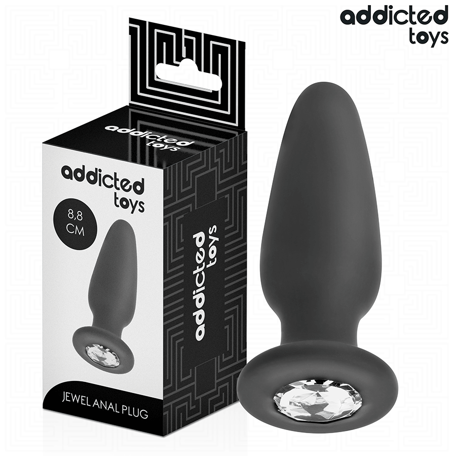 ADDICTED TOYS - ANAL PLUG MIT JUWEL GRÖSSE S 8,8 CM Analplug diskret online kaufen