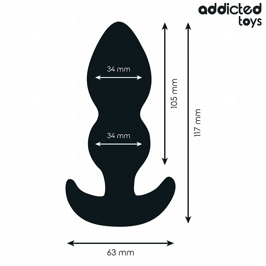 ADDICTED TOYS - ANALSTECKER GRÖSSE L 11,7 CM für sinnliche und diskrete Momente