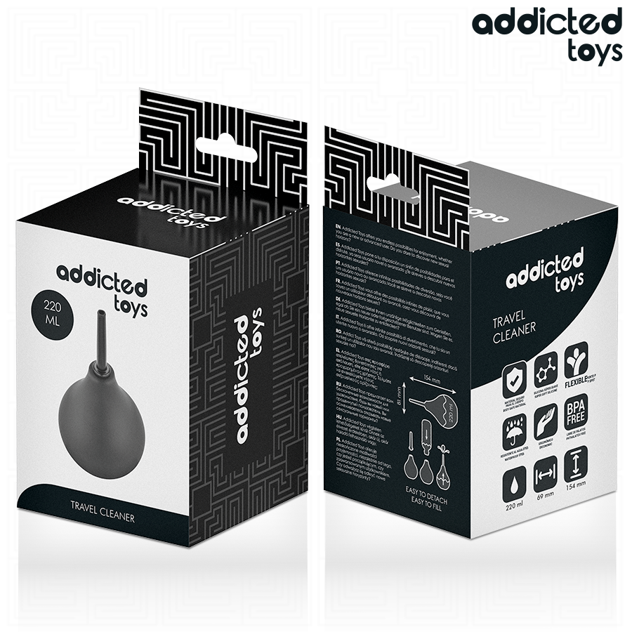 ADDICTED TOYS - REISE-ANALREINIGER GRÖSSE L 220 ML Produktansicht und Details