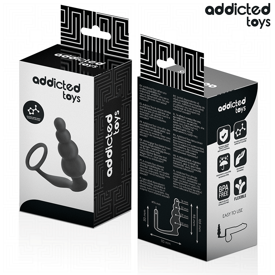 ADDICTED TOYS - ANALPLUG MIT RING MODELL 5 Analplug diskret online kaufen