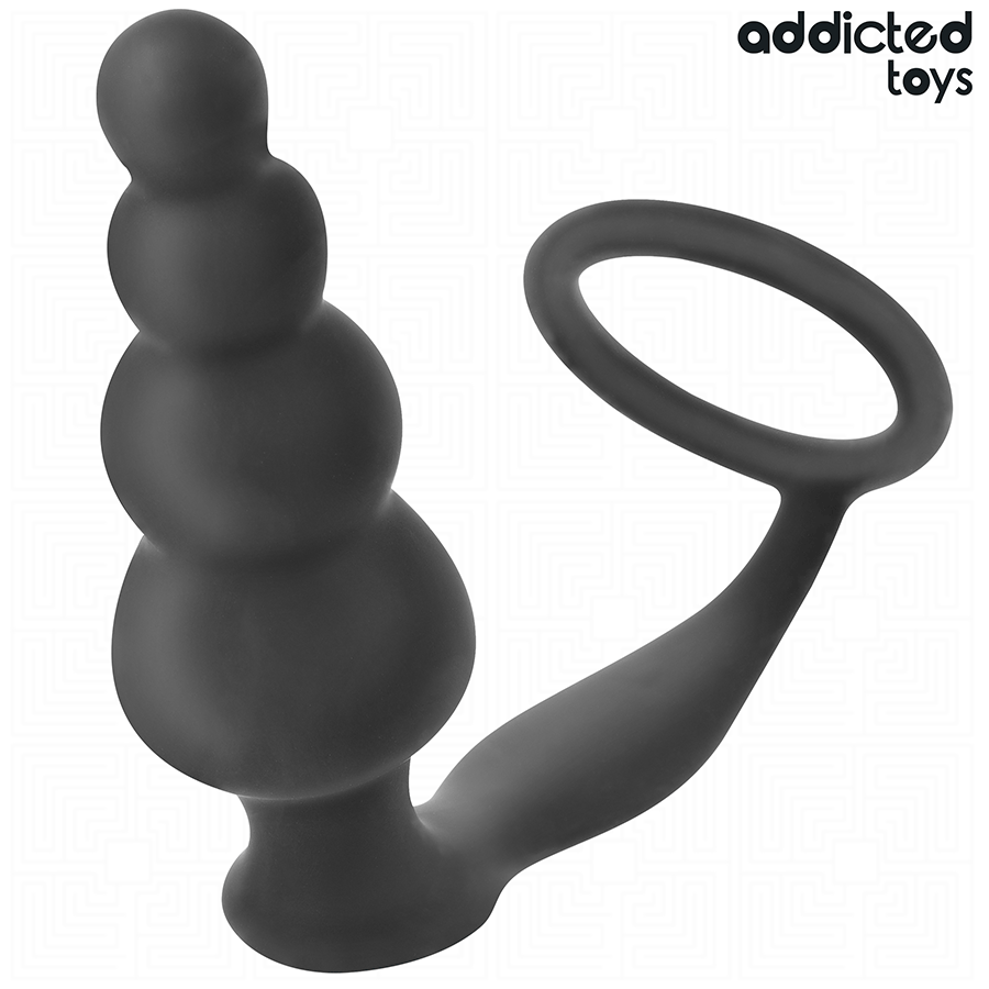 ADDICTED TOYS - ANALPLUG MIT RING MODELL 5 Produktansicht und Details