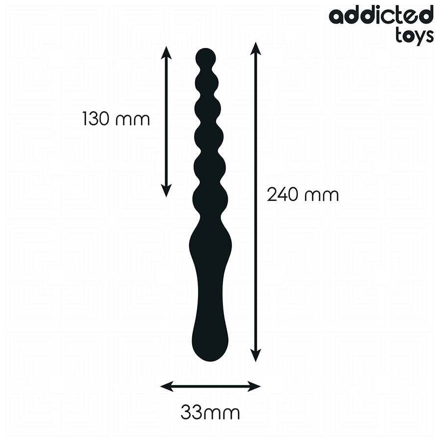 ADDICTED TOYS - ANAL-MASSAGEGERÄT 24 CM für sinnliche und diskrete Momente
