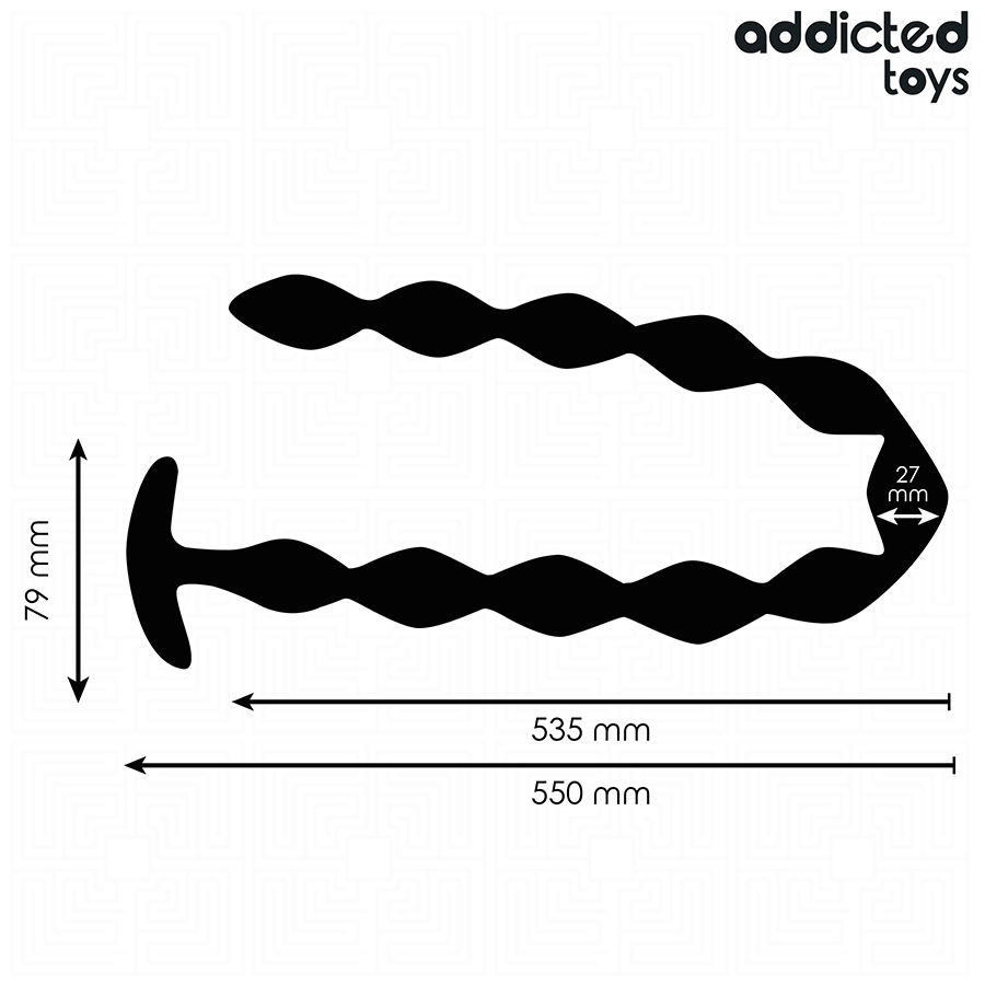 ADDICTED TOYS - EXTRA LANGER ANALPLUG für sinnliche und diskrete Momente