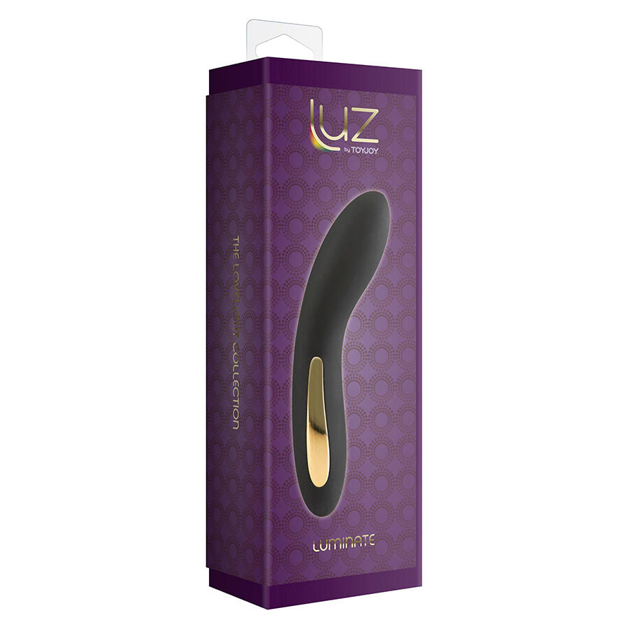 TOYJOY - SCHWARZER VIBRATORToyJoy Schwarzer Vibrator | 7 Vibrationsmodi, wasserdichtMIT LEUCHTENDEM LICHT für sinnliche Momente allein oder zu zweit