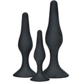 TOYJOY - ANAL PLAY CURVY COMPANIONS ANAL PLUG 3 STÜCK SCHWARZ Analplug diskret online kaufen