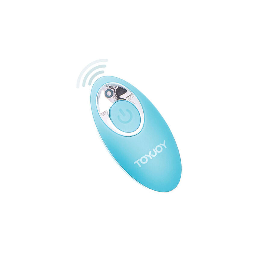TOYJOY - HAPPINESS IM SO EGGCITED VIBRATOR FERNBEDIENUNG BLAU Produktansicht und Details