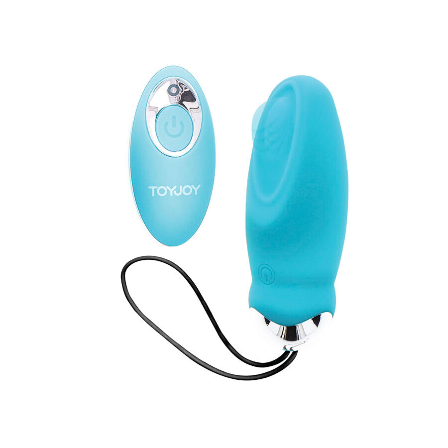 TOYJOY - HAPPINESS IM SO EGGCITED VIBRATOR FERNBEDIENUNG BLAU für sinnliche Momente allein oder zu zweit