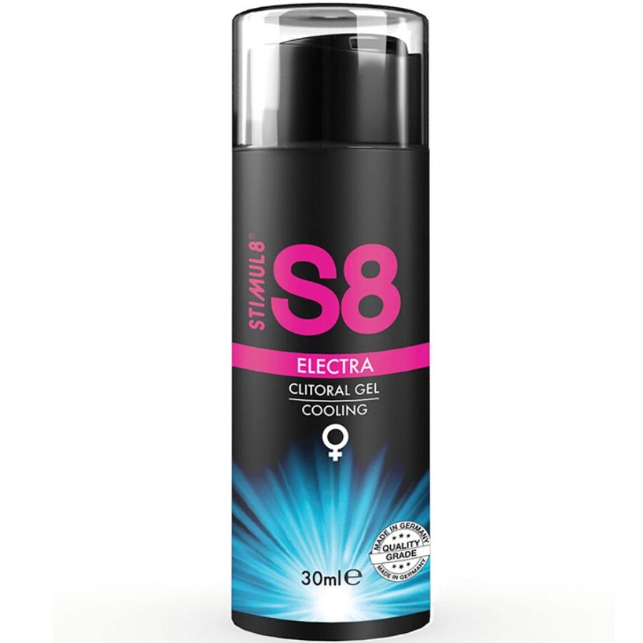 STIMUL8 S8 Electra Klitoris Gel 30 ml – Kälteffekt & sinnliche Stimulation Stimulationsgel diskret online kaufen
