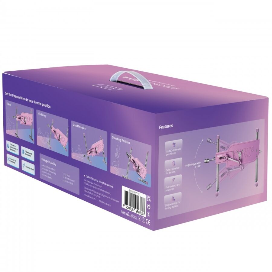 Kiiroo PleasureDrive | Interaktive Sexmaschine für Webcam & Live – Erotik-Zubehör Bild 5