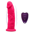 SILEXD - REALISTISCHER PENIS MODELL 2 ROSA + FERNBEDIENUNG LRS 17 CM realistischer Dildo diskret online kaufen