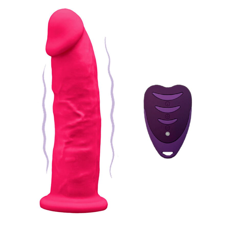 SILEXD - REALISTISCHER PENIS MODELL 2 ROSA + FERNBEDIENUNG LRS 17 CM realistischer Dildo diskret online kaufen