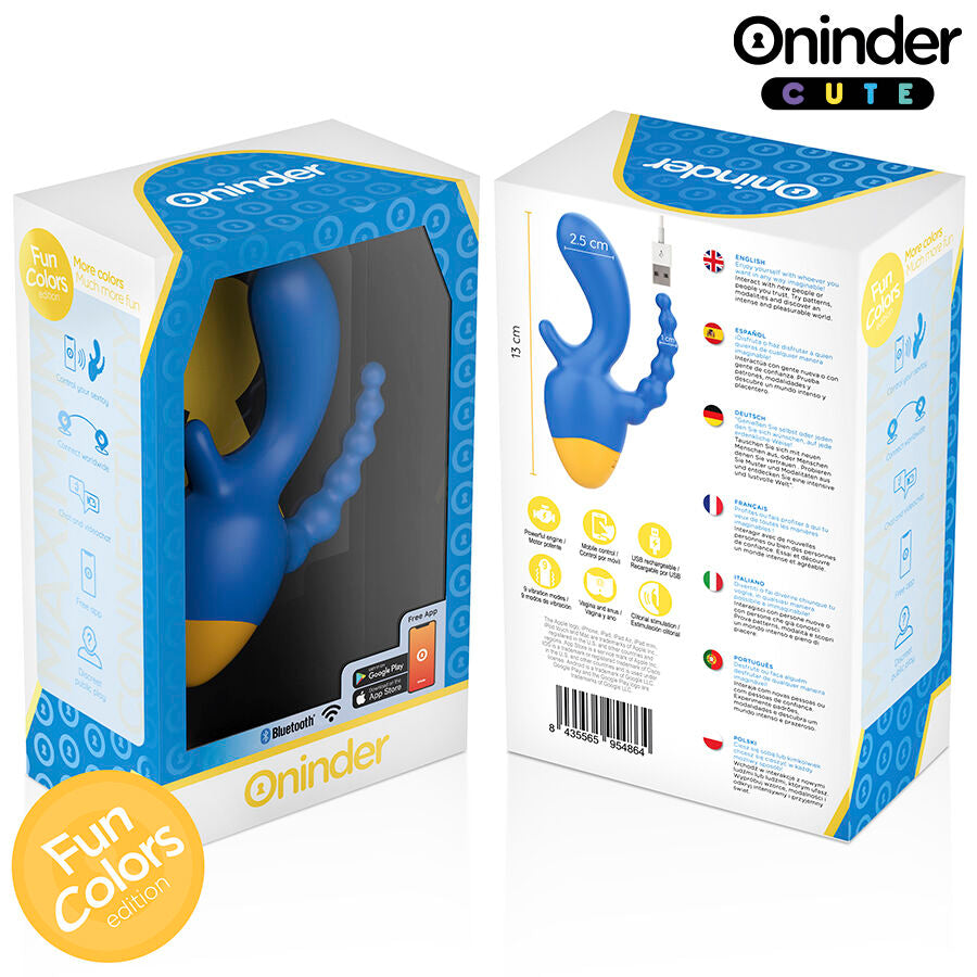 ONINDER CUTE Love 3 Some | Dreifachvibrator App-gesteuert Produktansicht und Details