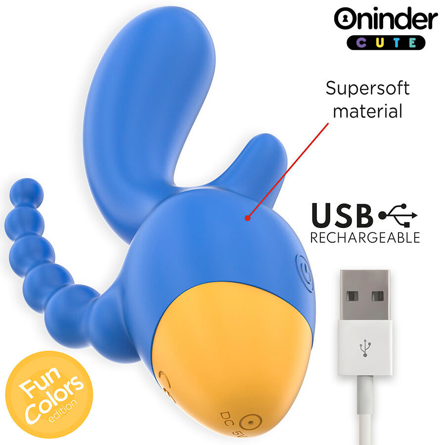 ONINDER CUTE Love 3 Some | Dreifachvibrator App-gesteuert für sinnliche Momente allein oder zu zweit