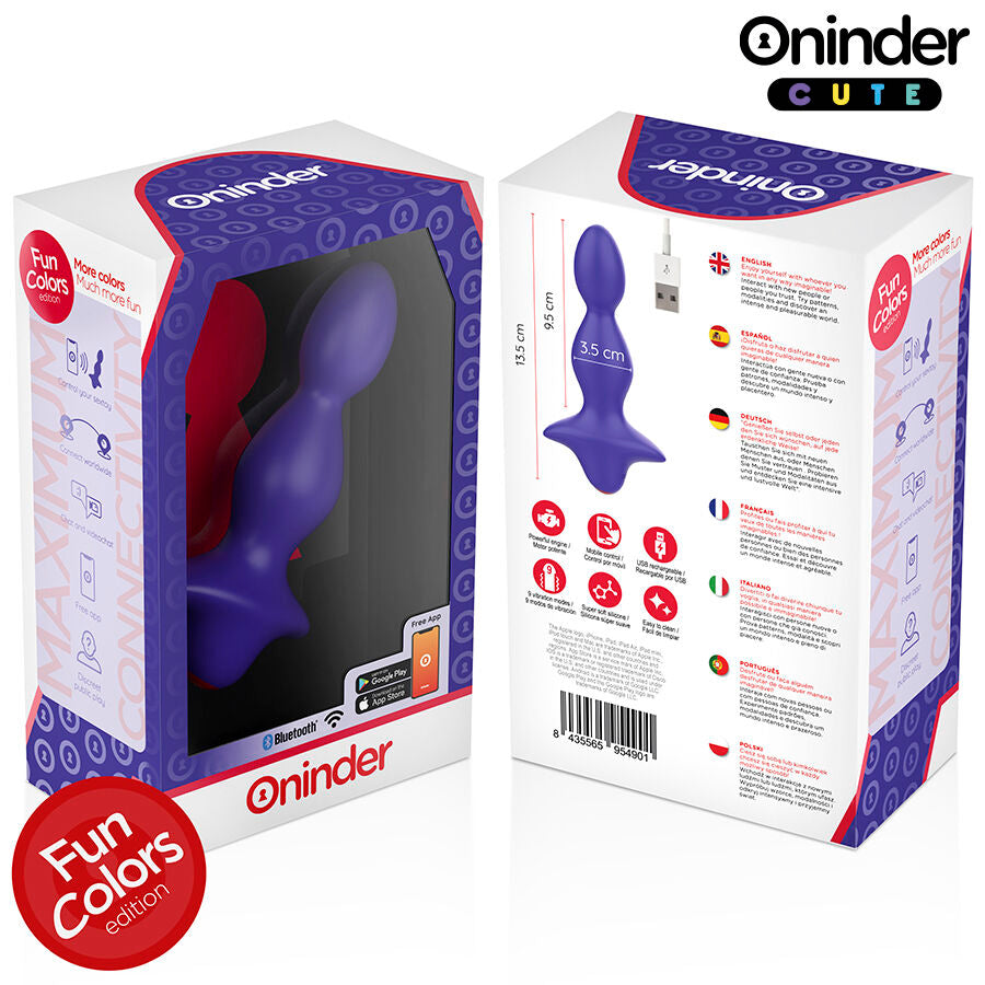 ONINDER CUTE Love Butt | Analplug Vibrator mit App-Steuerung