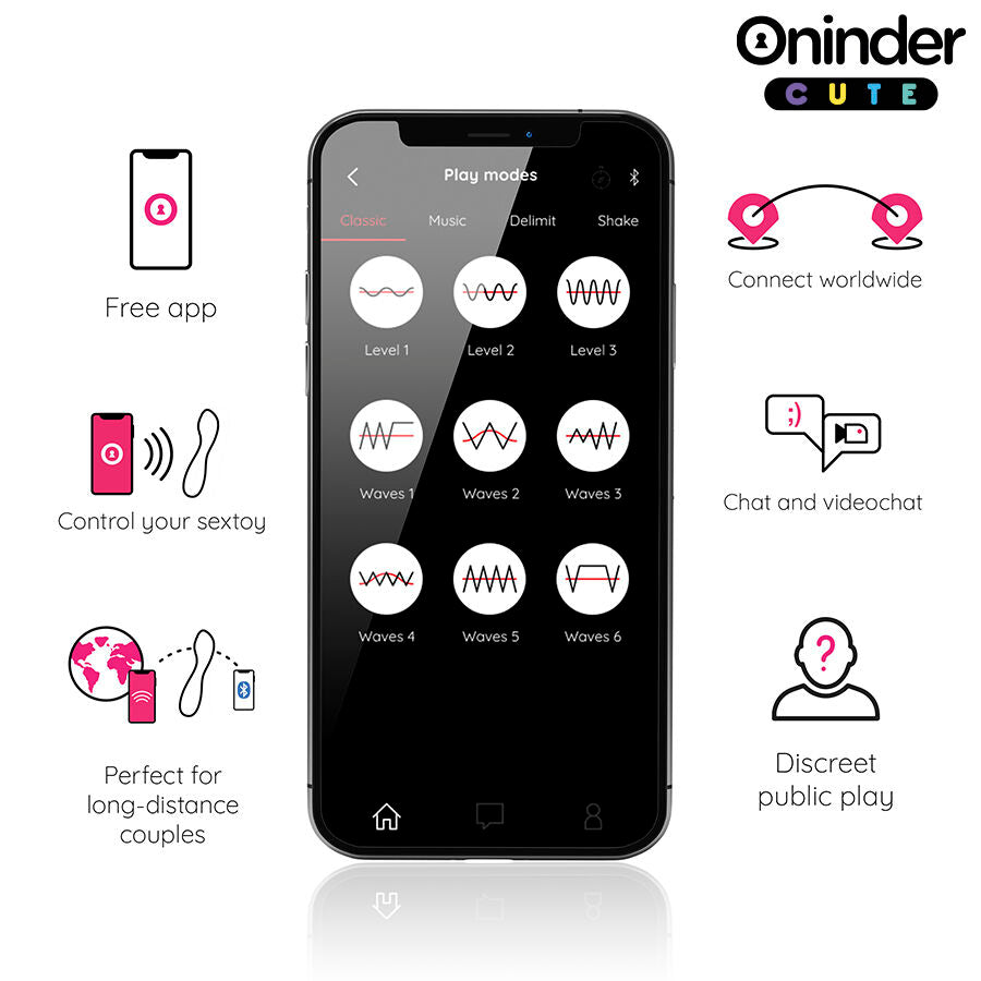 ONINDER CUTE Love Buddy Master | G-Punkt Vibrator App Produktansicht und Details