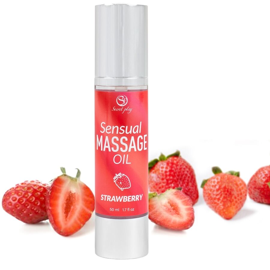 SECRETPLAY Erdbeere-Massageöl – Sinnliches Öl für Entspannung & romantische Momente bei Secret Pulse im Erotikshop