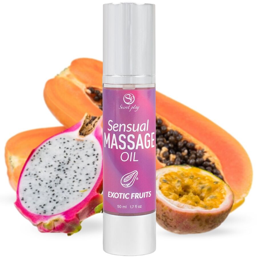 SECRETPLAY Massageöl Exotische Früchte – Sinnliches Öl für Entspannung & erotische Massagen bei Secret Pulse im Erotikshop