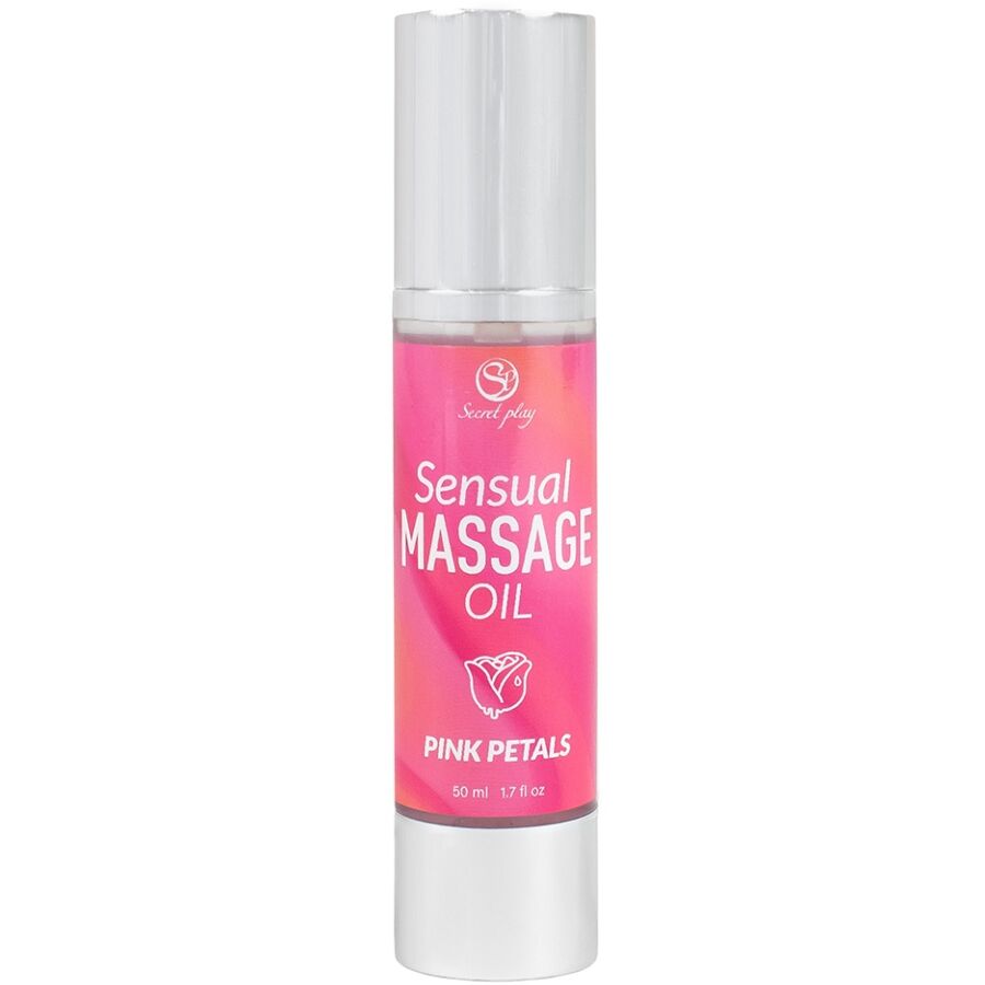 SECRETPLAY Pink Petals Massageöl – Sinnliches Öl für Entspannung & romantische Momente Massageöl diskret online kaufen