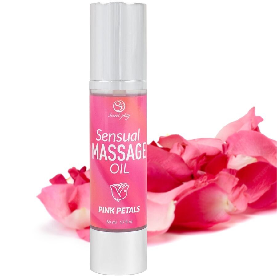 SECRETPLAY Pink Petals Massageöl – Sinnliches Öl für Entspannung & romantische Momente