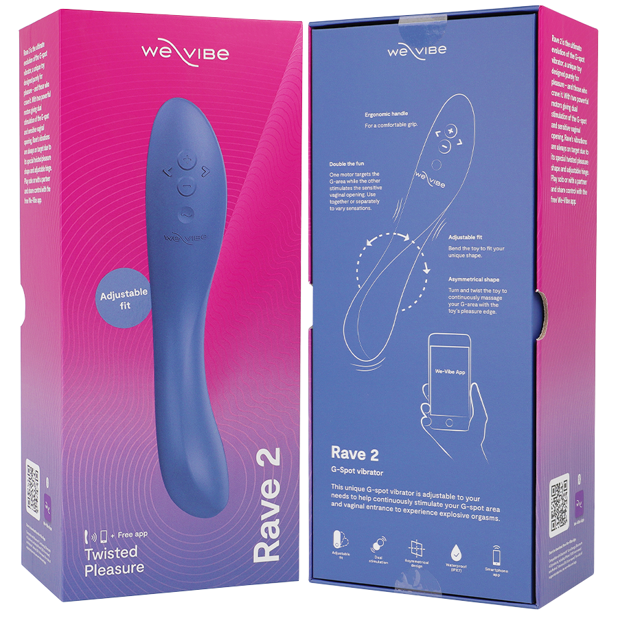 We-Vibe Rave 2 G-Punkt Vibrator – Duale Stimulation, App-Steuerung, wasserdicht – G-Punkt-Vibrator Bild 14
