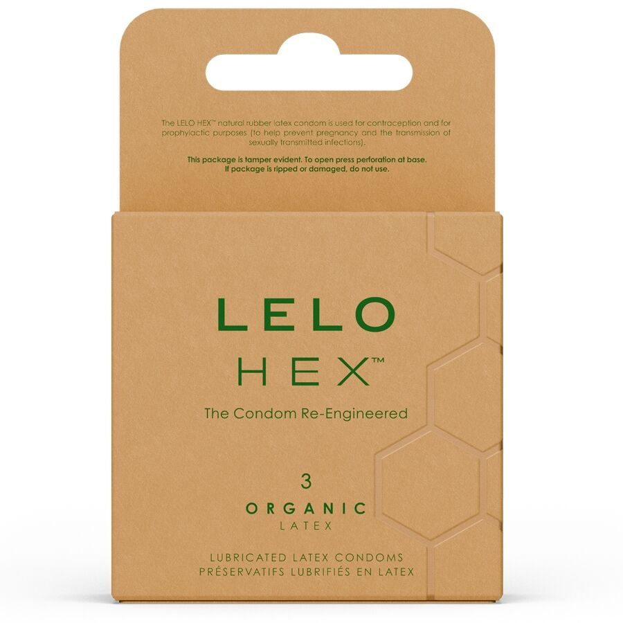LELO - HEX BIO-KONDOMBOX 3 EINHEITEN Kondom-Set Produktansicht