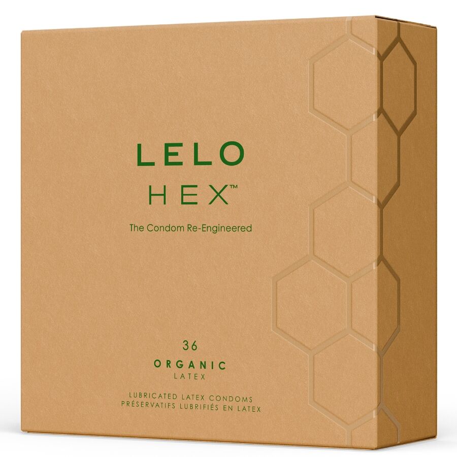 LELO - HEX BIO-KONDOMBOX 36 EINHEITEN für sinnliche Momente
