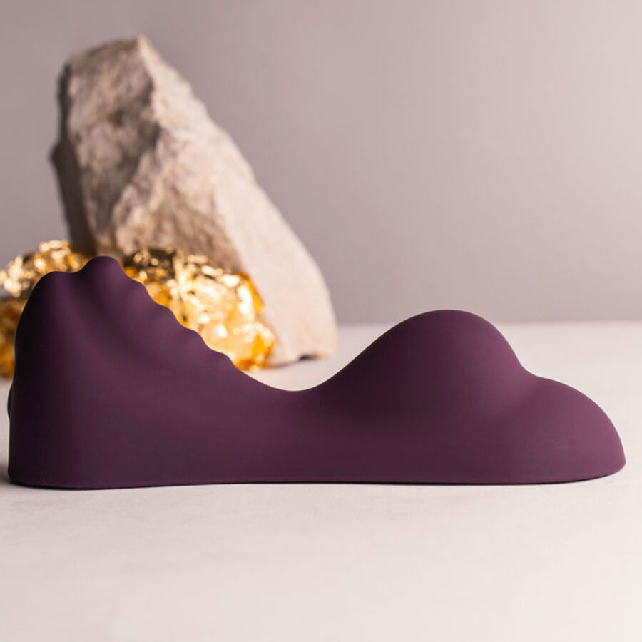 ROCKS-OFF - RUBY GLOW PURPLE SIT-ON VIBRATOR hochwertiges Sextoy bei Secret Pulse