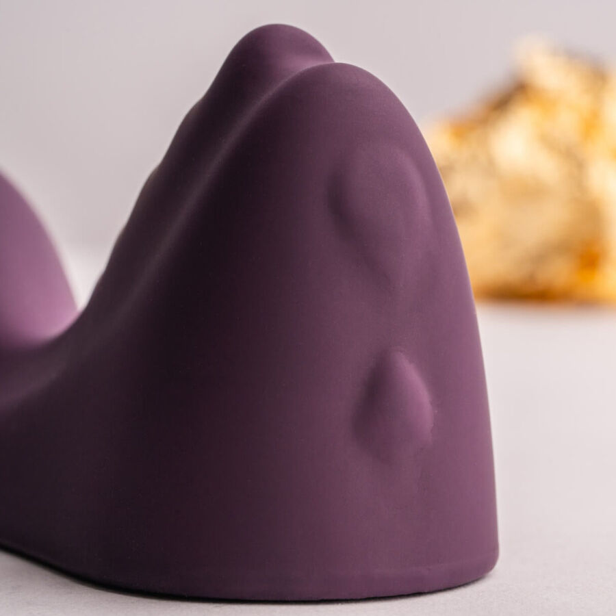 ROCKS-OFF - RUBY GLOW PURPLE SIT-ON VIBRATOR Produktansicht und Details