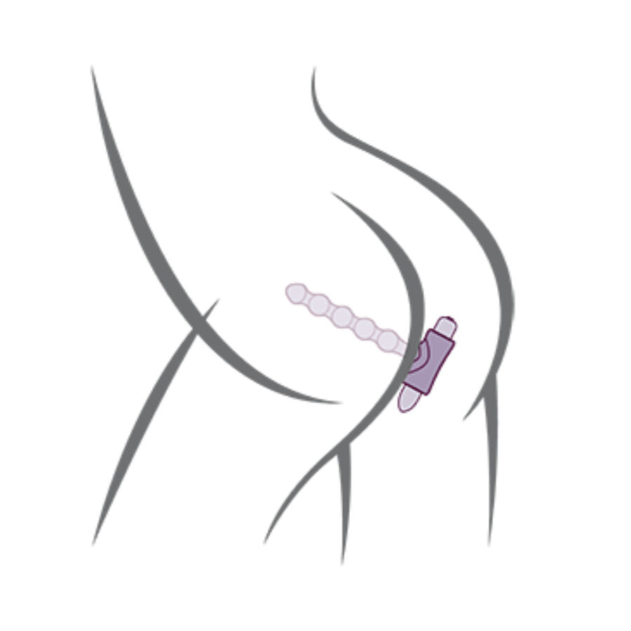 ROCKS-OFF - PETITE SENSATIONS PEARLS ANAL PLUG VIBRATOR SCHWARZ Analplug diskret online kaufen
