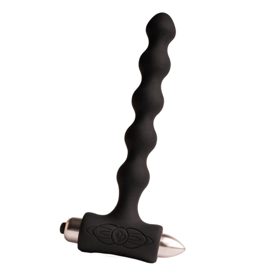 ROCKS-OFF - PETITE SENSATIONS PEARLS ANAL PLUG VIBRATOR SCHWARZ Analplug diskret online kaufen