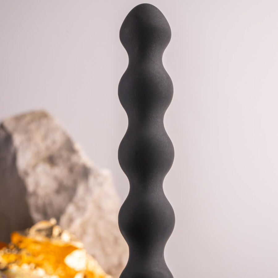 ROCKS-OFF - PETITE SENSATIONS PEARLS ANAL PLUG VIBRATOR SCHWARZ für sinnliche und diskrete Momente