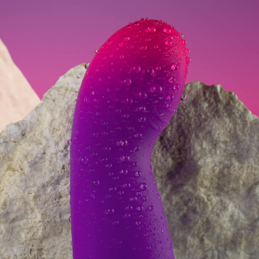 ROCKS-OFF - GLOW GIRL VIBE DISCREET LILA G-PUNKT-VIBRATOR Produktansicht und Details