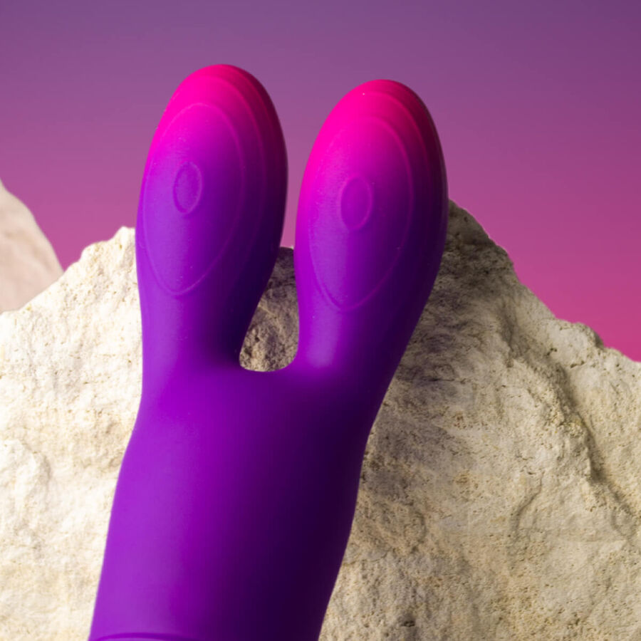 ROCKS-OFF - GLO-GIRL BUNNY LILA FLEXIBLER VIBRATOR für sinnliche Momente allein oder zu zweit
