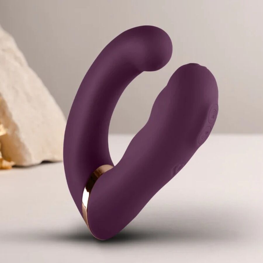 Rocks-Off Gemini Dual Vibrator – G-Punkt & Klitoris Stimulator, wasserdicht, USB Produktansicht und Details