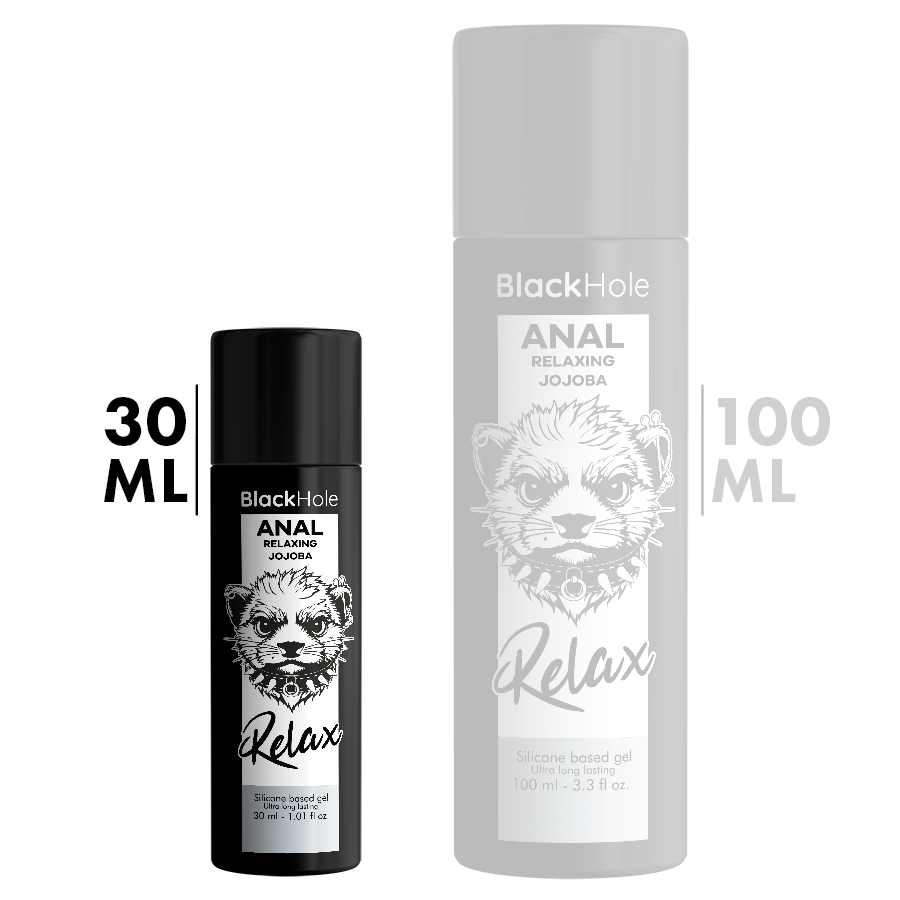 Black Hole Anal Relax Jojoba Silikonbasis 30 ml – Kompakt & langanhaltend Produktansicht und Details