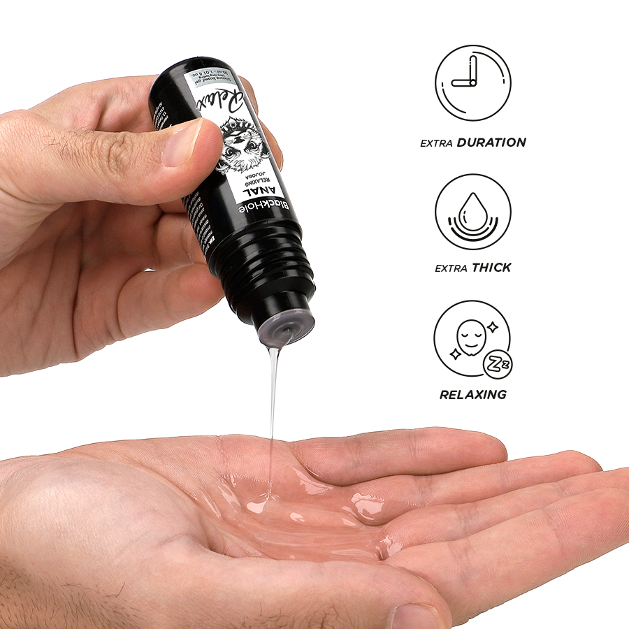 Black Hole Anal Relax Jojoba Silikonbasis 30 ml – Kompakt & langanhaltend bei Secret Pulse im Erotikshop