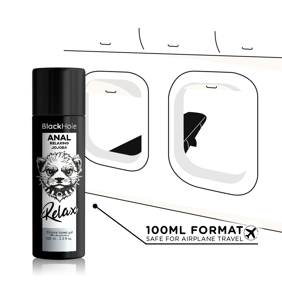 Black Hole Anal Relax Jojoba Silikonbasis 100 ml – Langanhaltende Entspannung & Gleitkomfort für sinnliche und diskrete Momente
