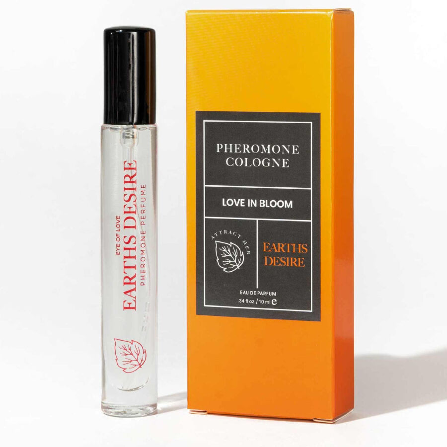 EYE OF LOVE Bloom Männliches Sativa-Parfum Earth’s Desire 10 ml – Sinnlicher Herrenduft – Pheromon-Produkt Bild 1